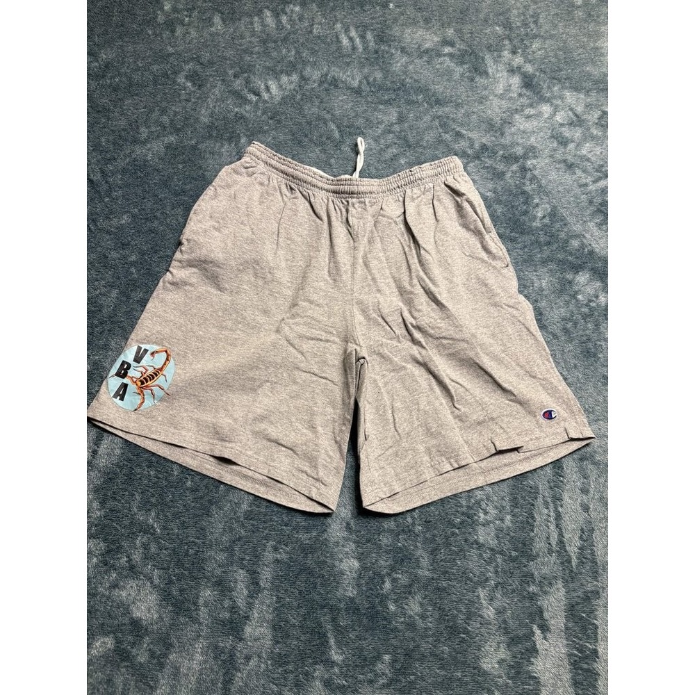 Champion Jersey Athletic Shorts Size M Men's Heather Gray VBA Scorpion Gym